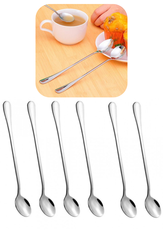 Set 6 lingurițe de desert, 19 cm