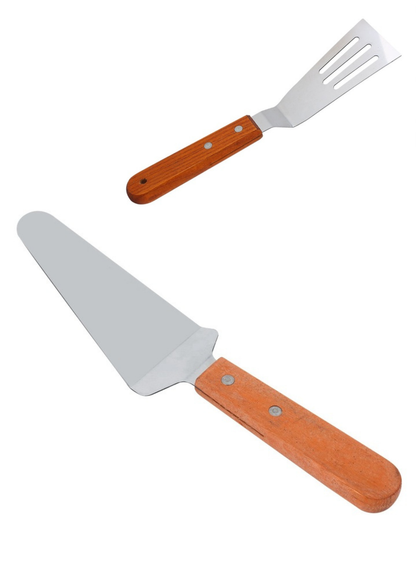 Spatulă de bucătărie cu mâner din lemn