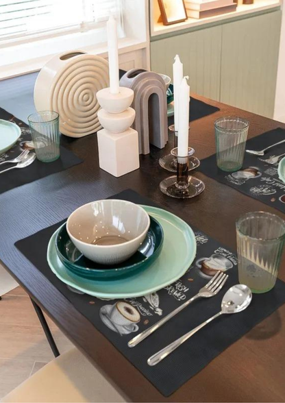 Set 4 covorașe suporturi farfurie, 45x30 cm