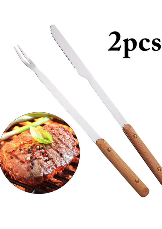 Set tacâmuri pentru grătar din 2 piese