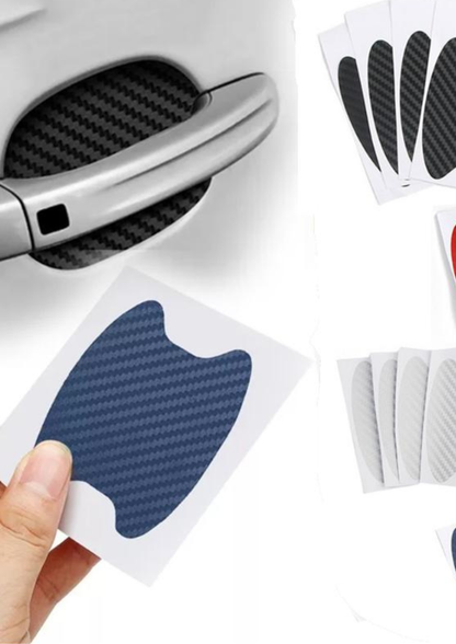 Set 4 autocolante de protecție mânere auto