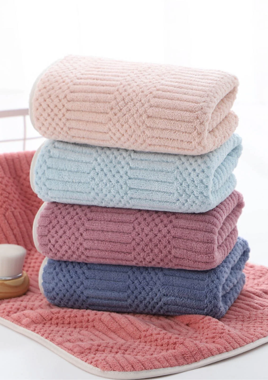 Prosop de baie din catifea, 75x35 cm