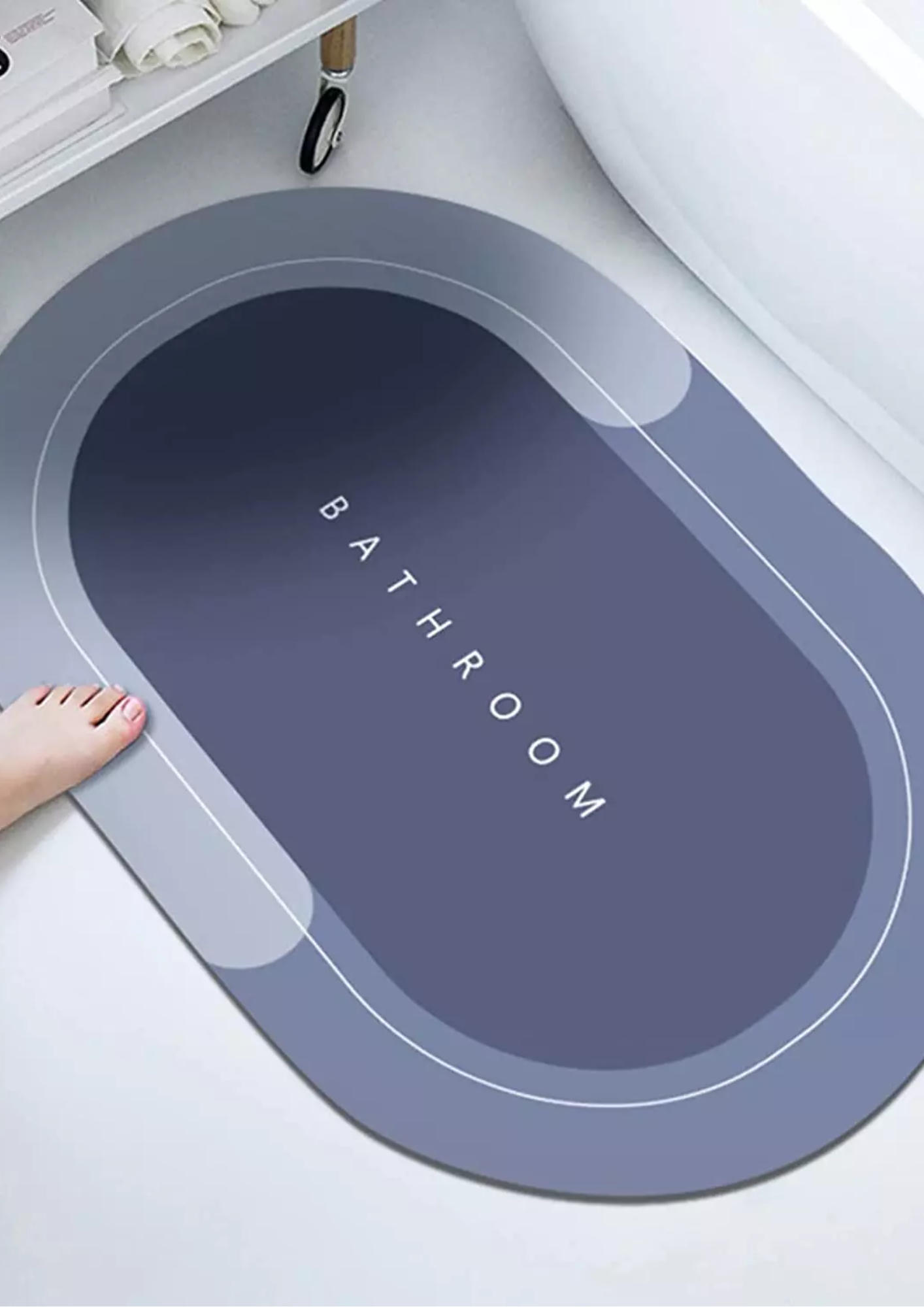 Covor de baie superabsorbant și antiderapant