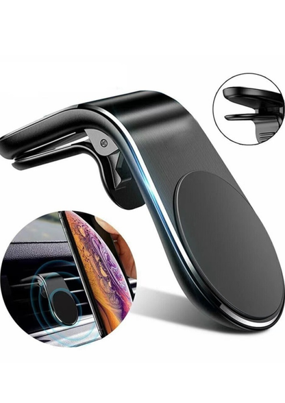 Suport auto telefon magnetic pentru grilă