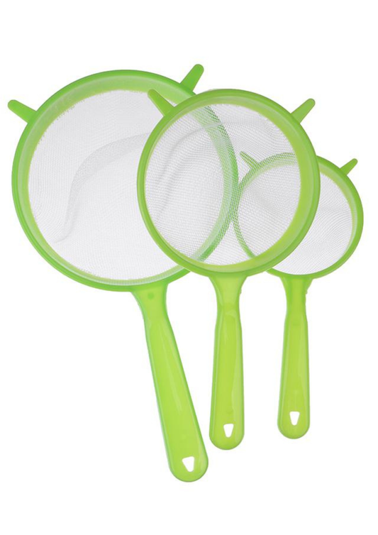 Set 3 site cu plasă fină