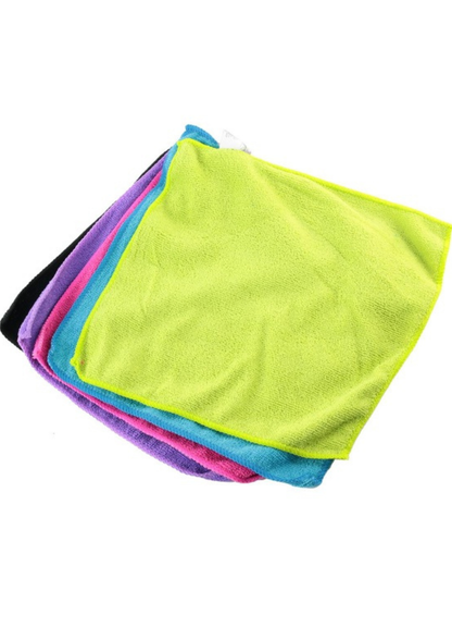 Set 5 lavete din microfibra, absorbante, 25x25 cm