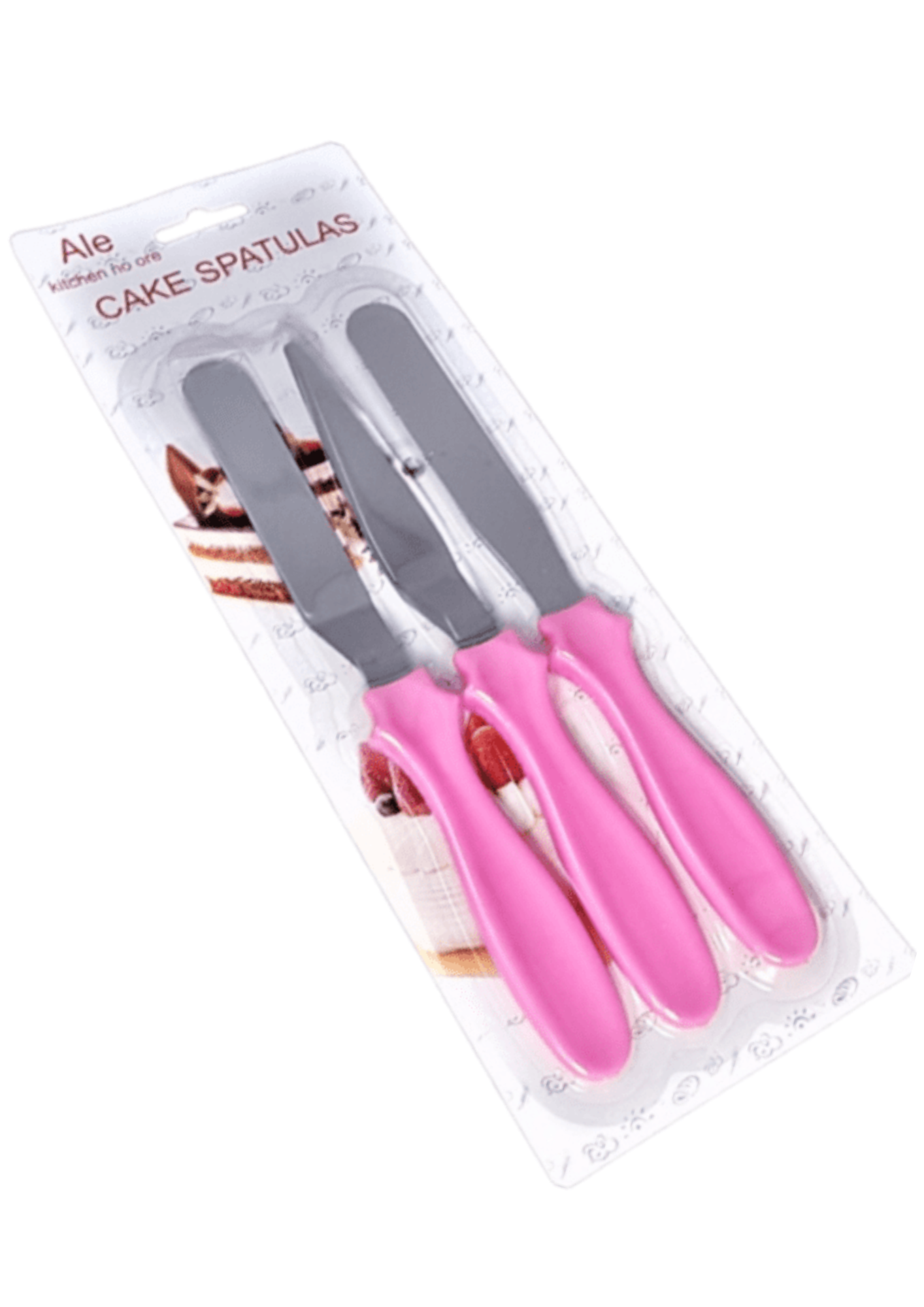 Set de 3 spatule pentru prăjituri, 23 cm