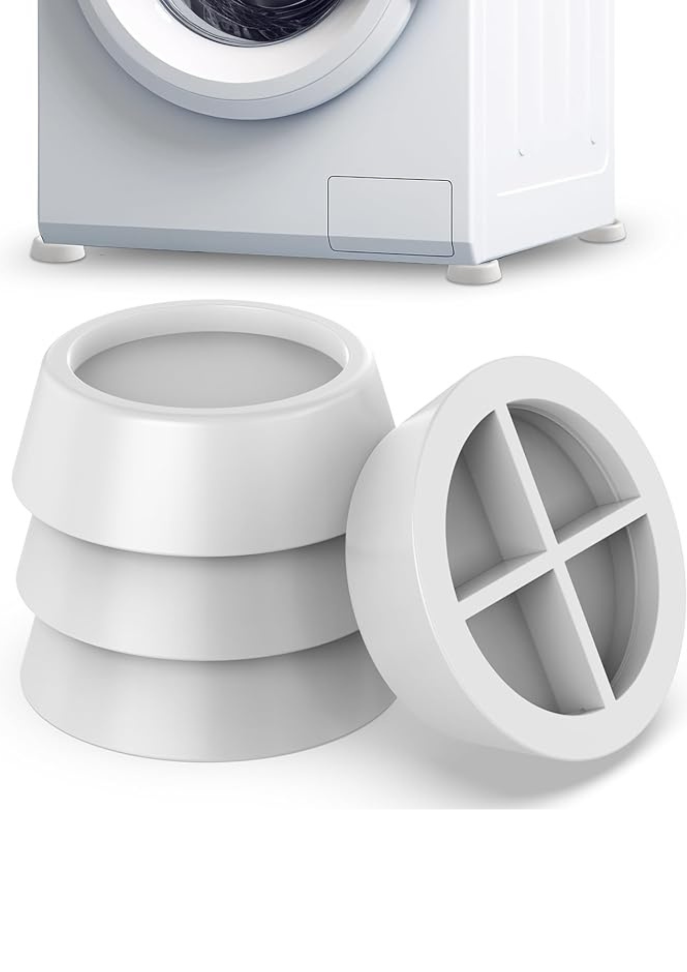 Set 4 picioare pentru mașina de spălat Ruhhy