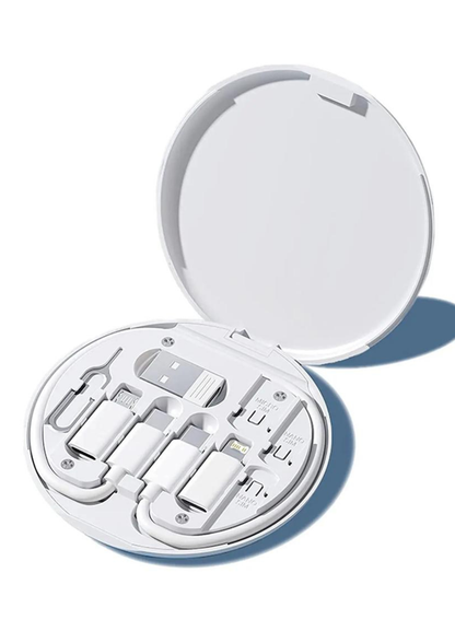 Kit portabil 5 în 1 de cabluri USB și adaptoare