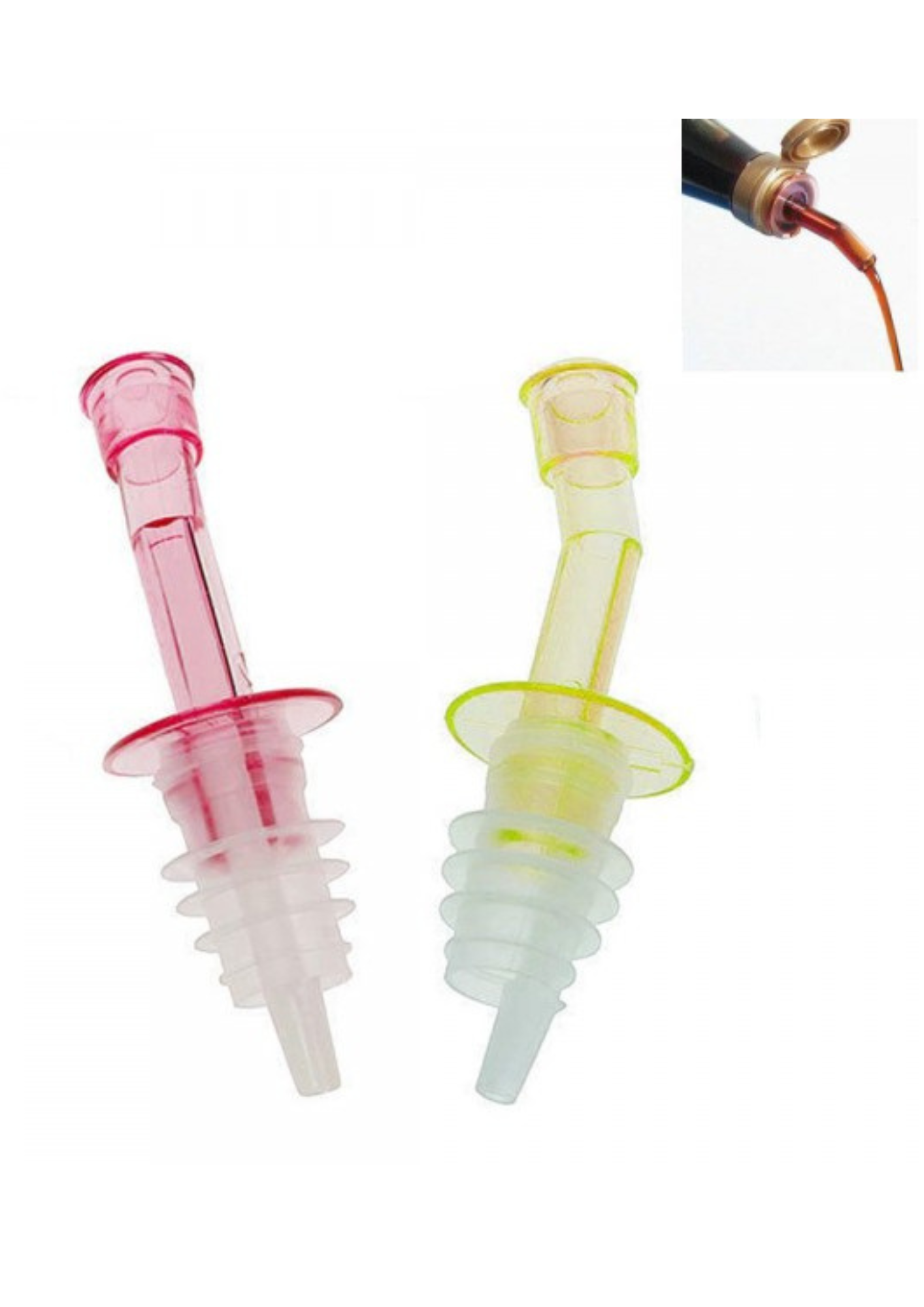Set 2 dopuri cu picurator pentru sticle