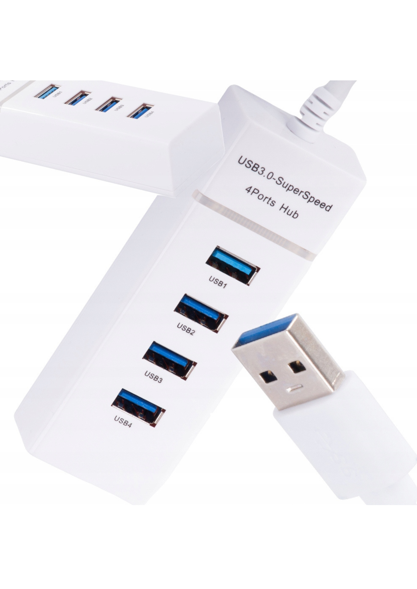 Hub usb 3.0 cu 4 porturi, viteză transfer de 5 Gbps