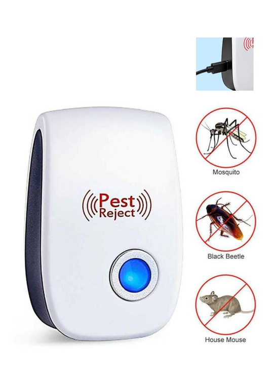 Aparat cu ultrasunete anti-insecte/animale, alimentat prin USB
