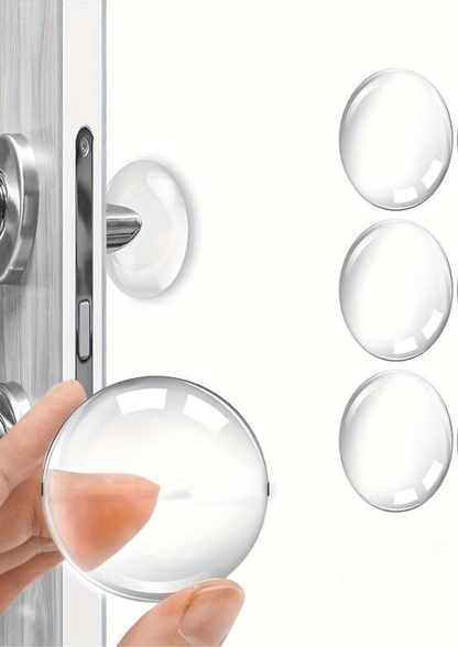 Set de 8 opritoare pentru usi, transparent, silicon