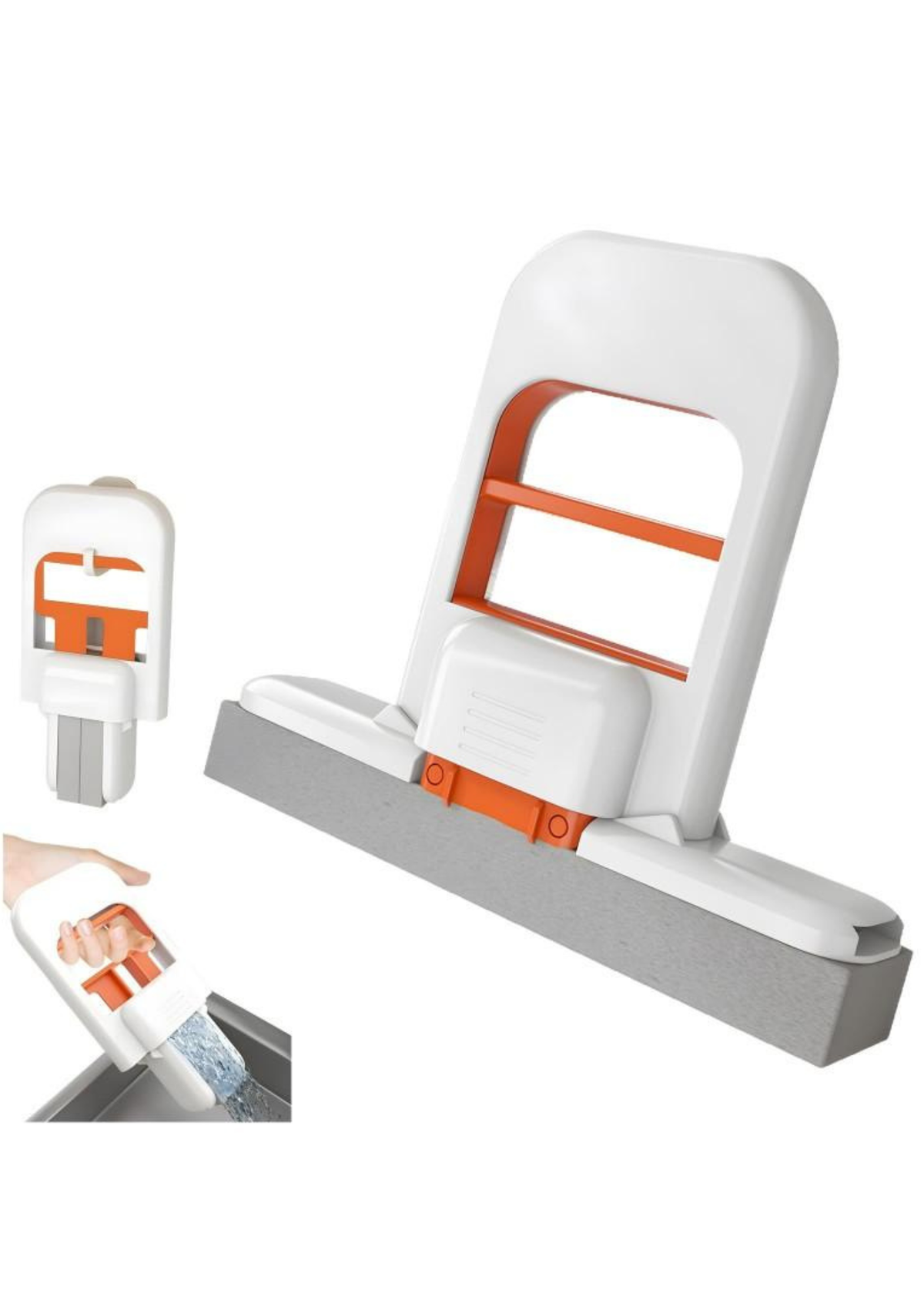 Mini mop pliabil, retractabil, pentru spații înguste