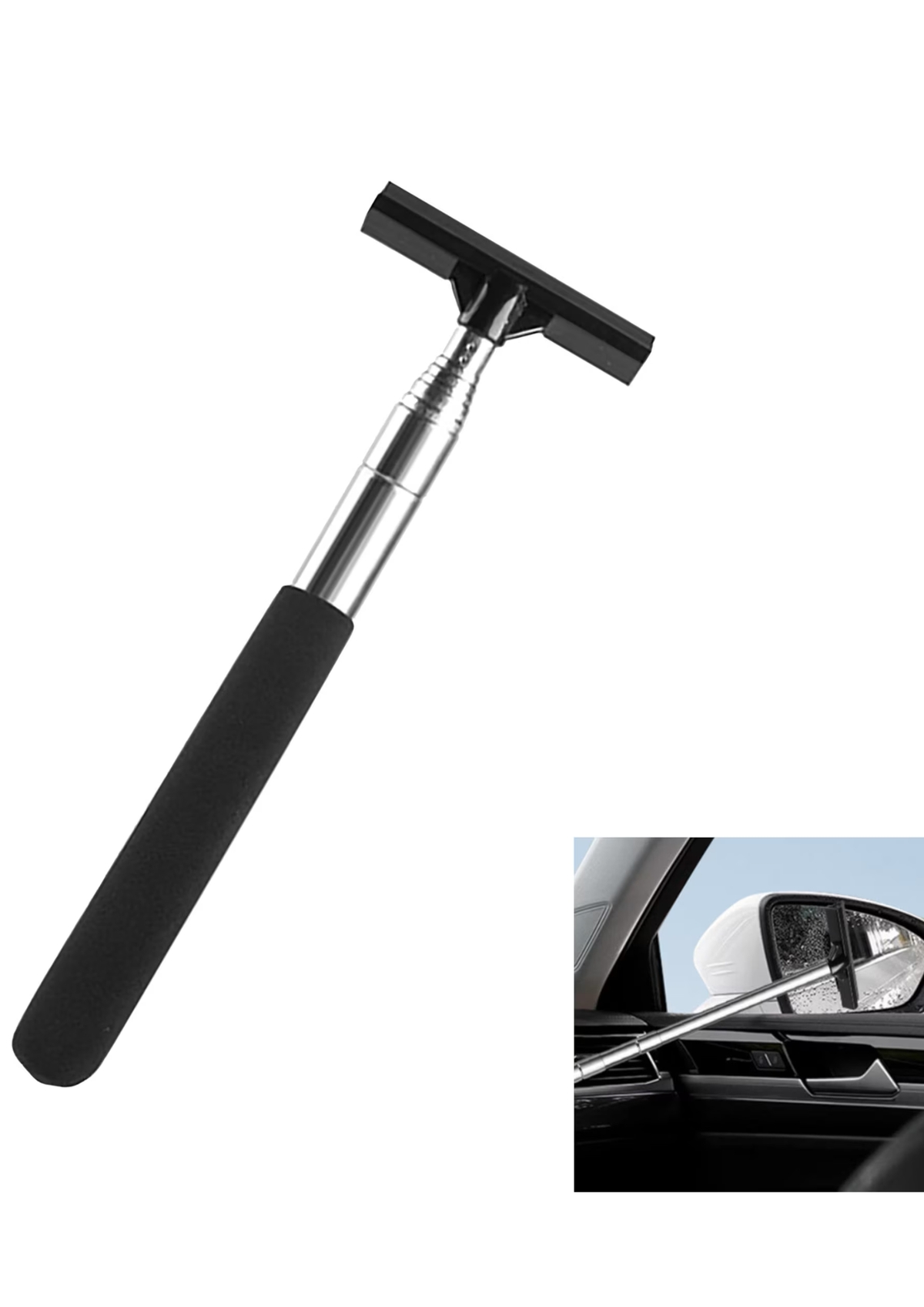 Stergător extensibil pentru geamuri