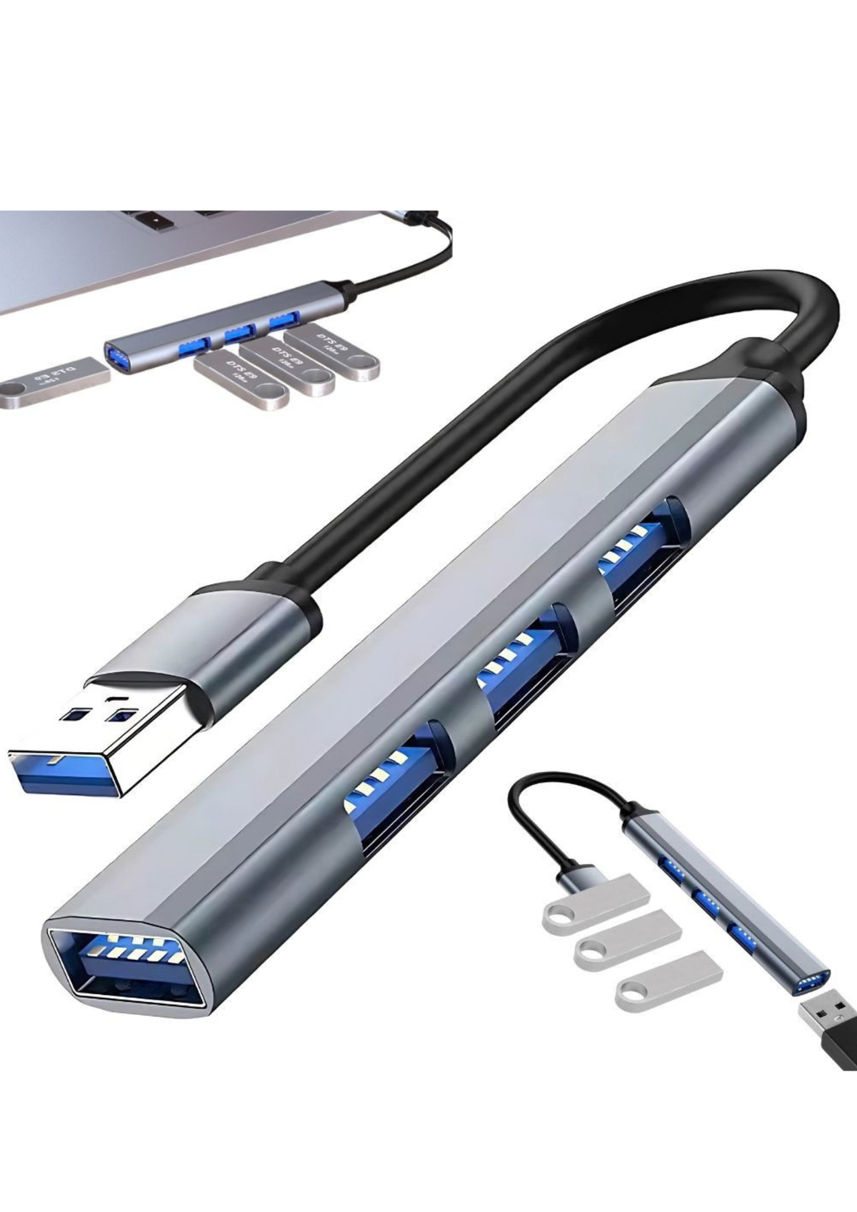 Hub pentru transfer date cu 4 porturi USB