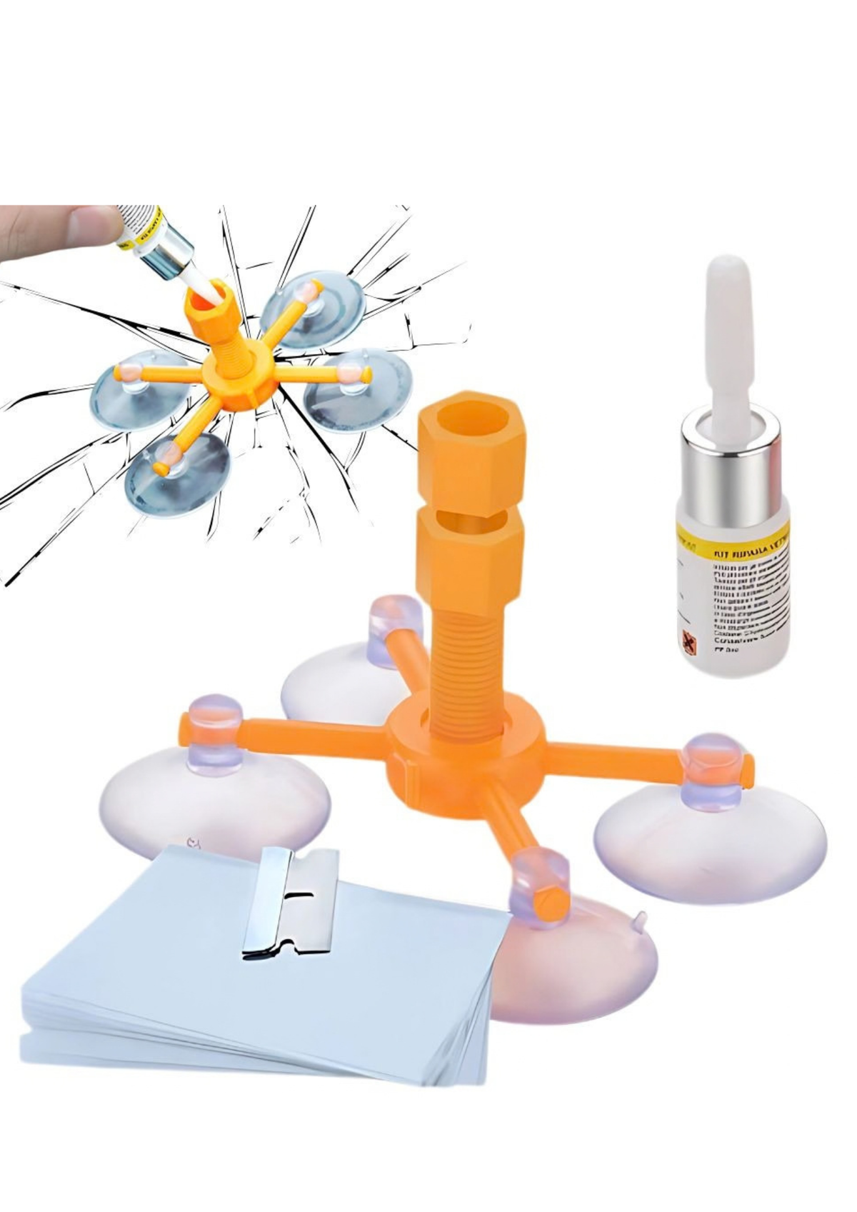 Kit de reparare parbrize pentru ciobituri