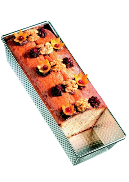 Tavă din inox pentru copt cozonac