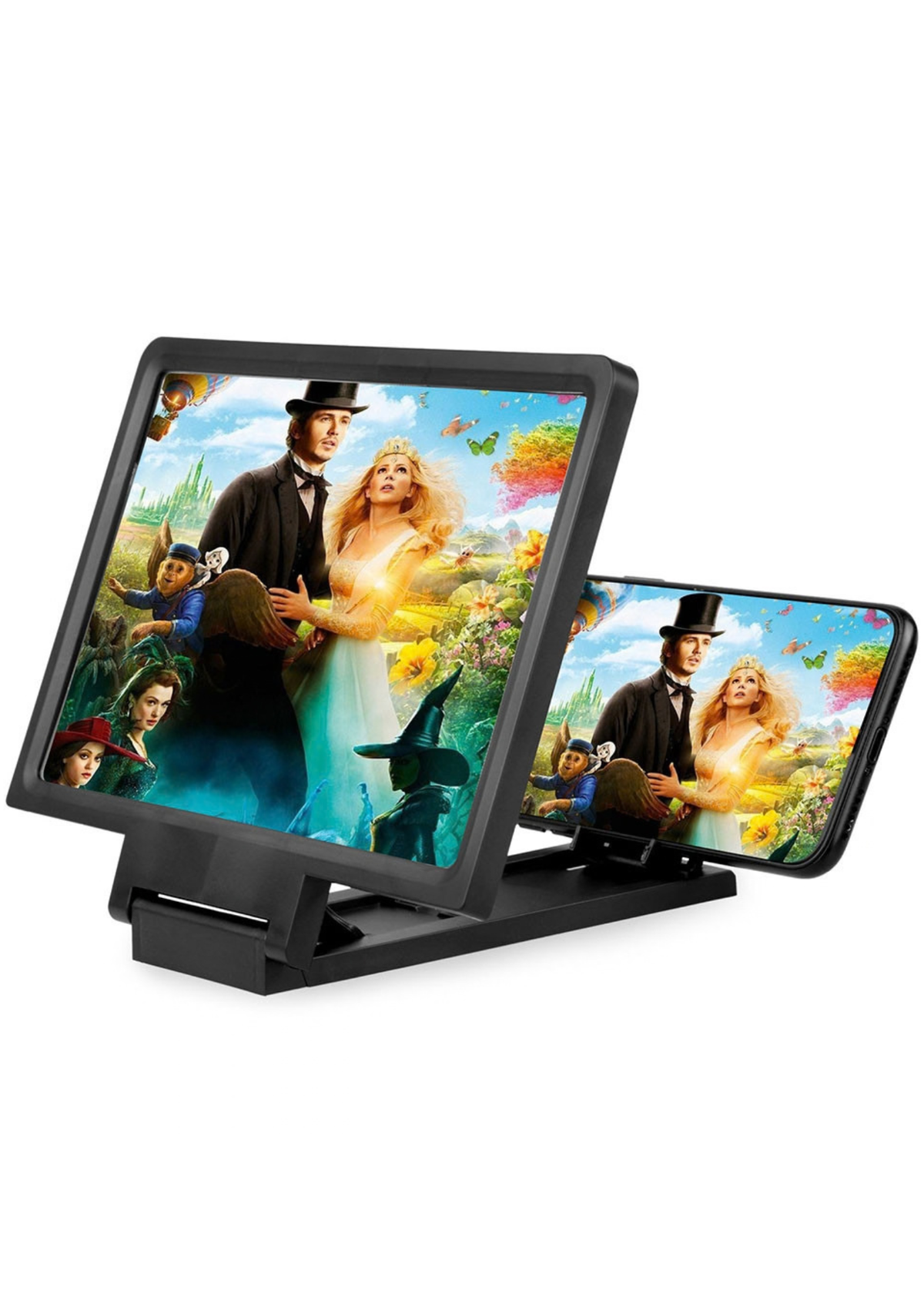 Amplificator imagine cu efect 3D, suport telefon