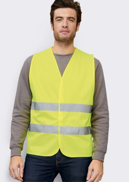 Vestă reflectorizantă de avertizare rutieră