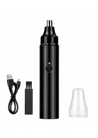 Trimer electric pentru nas și urechi, reîncărcabil prin USB