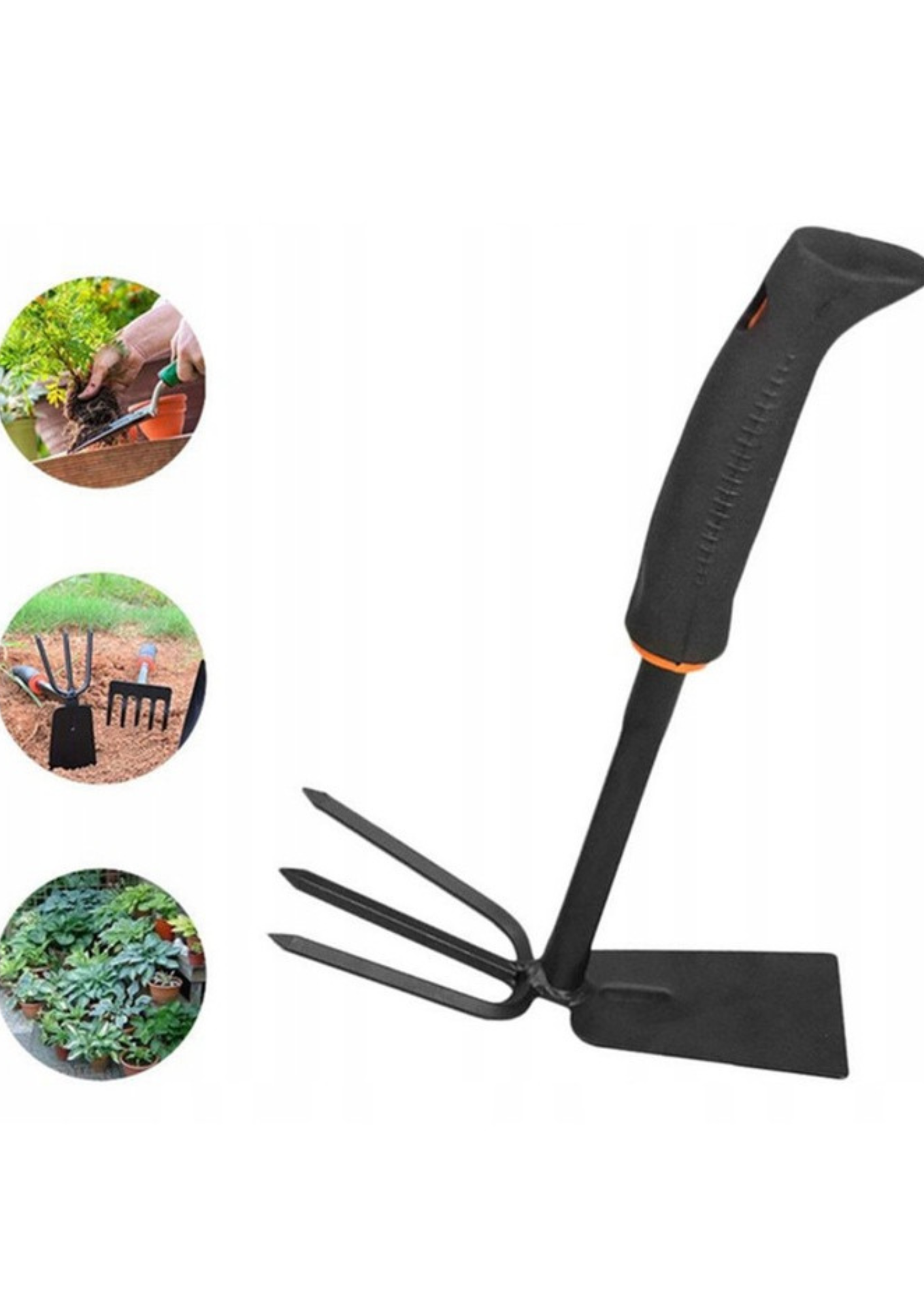 Sapă de grădină cu două fețe