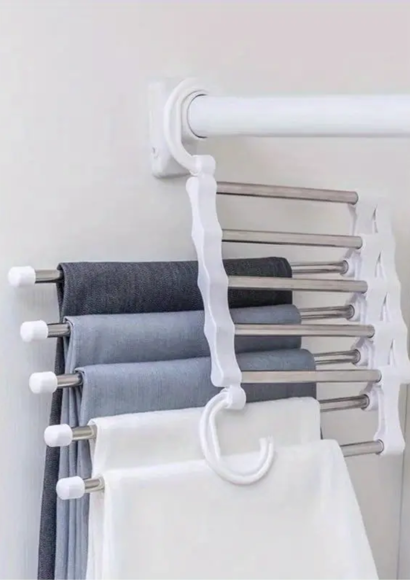 Umeras multifuncțional cu 5 brațe pentru pantaloni