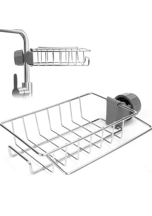 Suport chiuvetă pentru bureți din inox