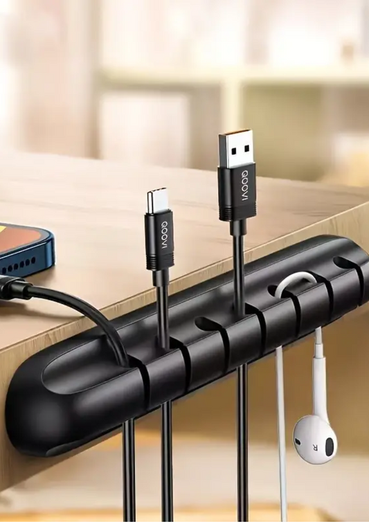 Organizator de cabluri cu suport adeziv