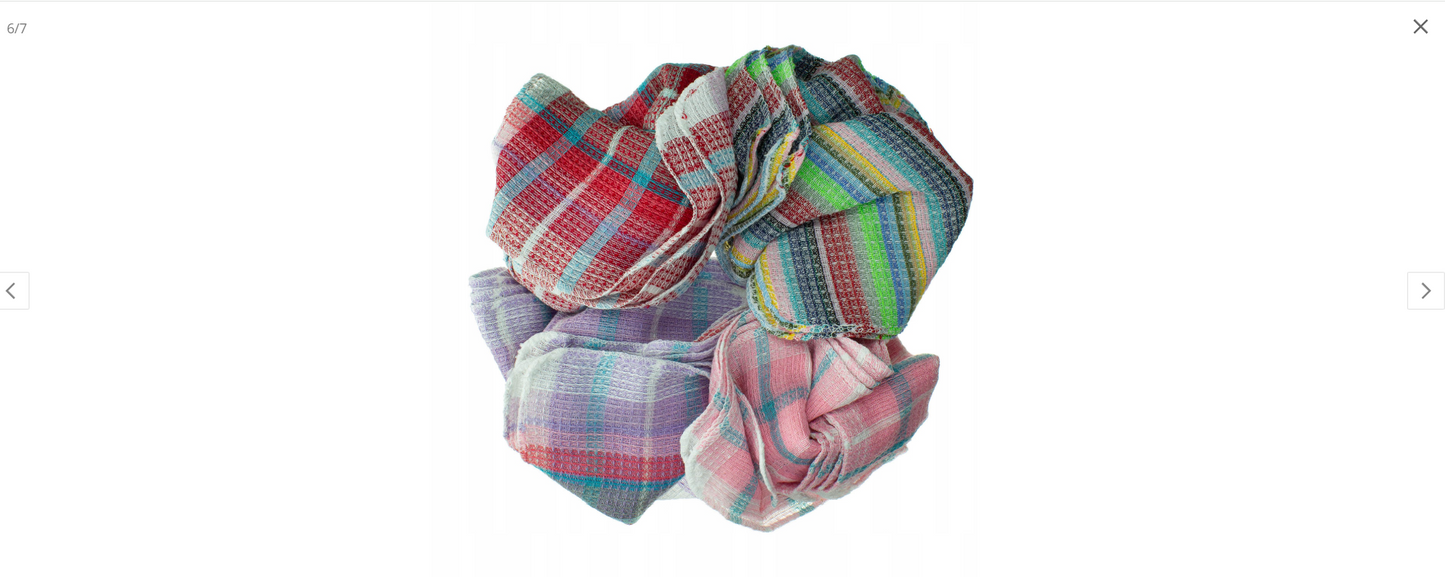 Set 5 prosoape din bumbac pentru curățare, 30x30 cm