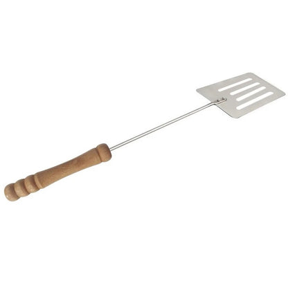 Set 3 ustensile pentru grătar cu mâner din lemn, 35 cm