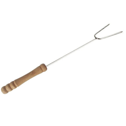 Set 3 ustensile pentru grătar cu mâner din lemn, 35 cm