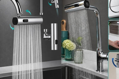 Aerator chiuvetă rotativ 4 in 1 pentru robinet Verk