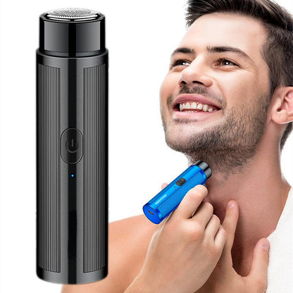 Mini aparat de ras electric, portabil, reîncărcabil USB