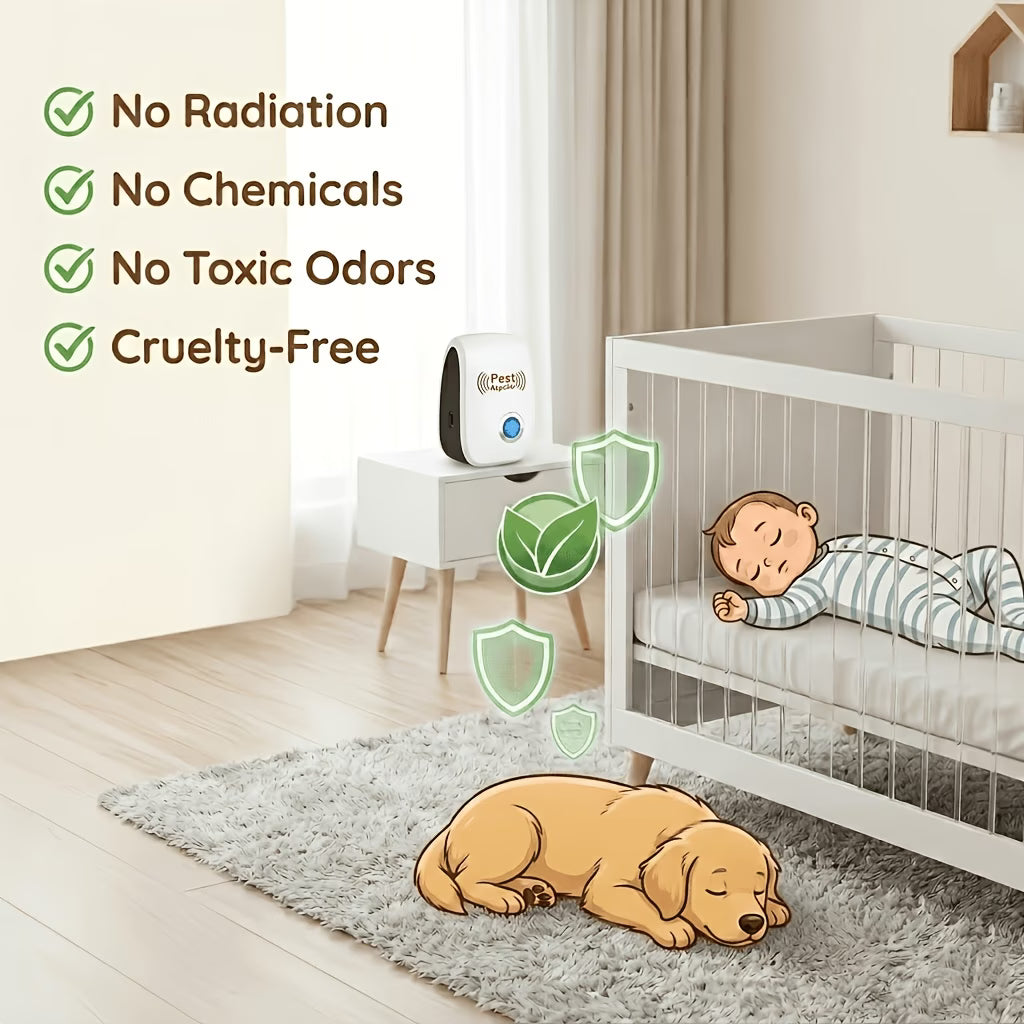 Aparat cu ultrasunete anti-insecte/animale, alimentat prin USB