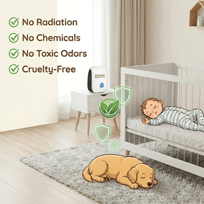 Aparat cu ultrasunete anti-insecte/animale, alimentat prin USB