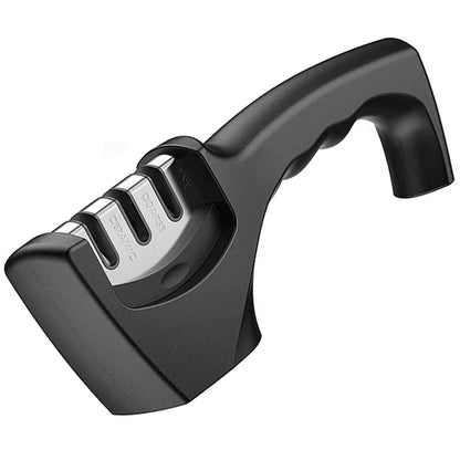 Ascuțitor de cuțite trifazat 3 în 1