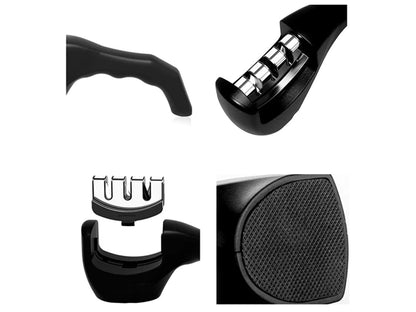 Ascuțitor de cuțite trifazat 3 în 1