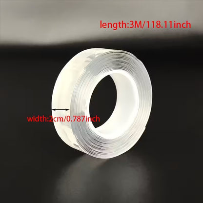Bandă transparentă dublu adezivă, ultra rezistentă