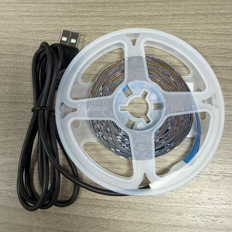 Bandă led flexibilă cu conectare USB pe baterii