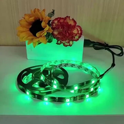 Bandă LED flexibilă, ajustabilă în 16 culori, cu USB