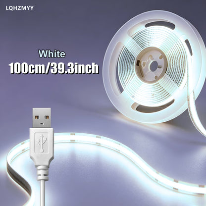 Bandă led flexibilă cu conectare USB pe baterii
