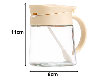 Recipient de condimente de 300 ml + linguriță