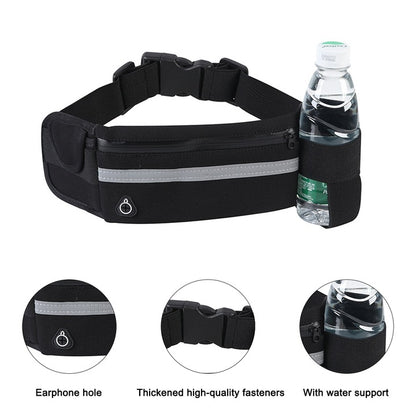 Borsetă de alergare, compartimente pentru sticle sau telefon