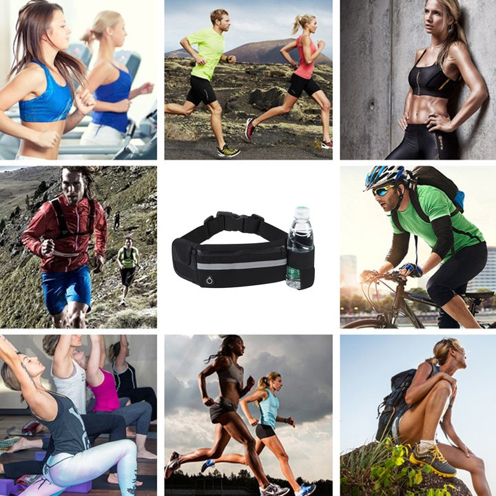 Borsetă de alergare, compartimente pentru sticle sau telefon