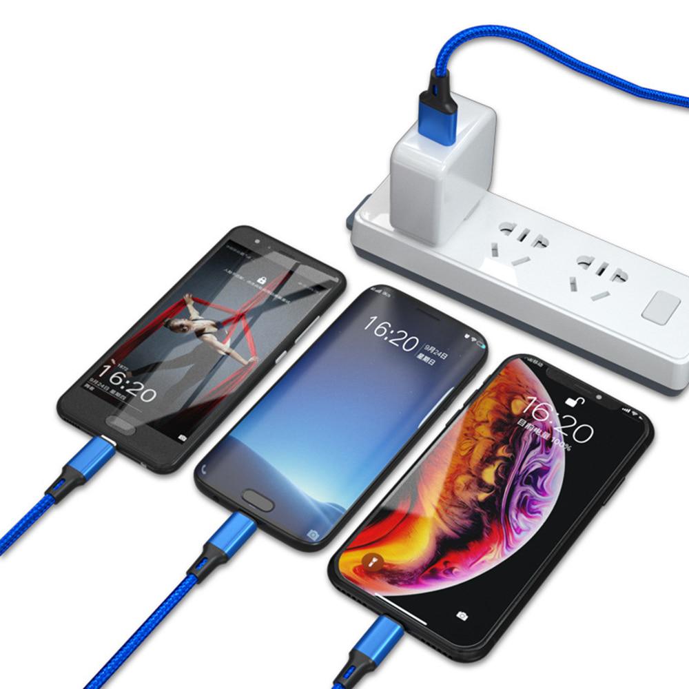 Cablu de încărcare USB 3 în 1, Micro usb, Type C