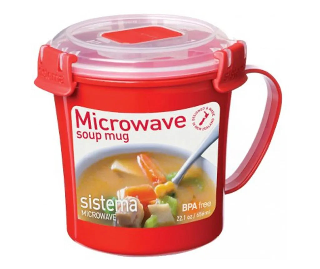 Cană termo pentru microunde cu mâner