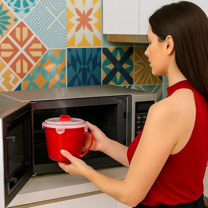 Cană pentru microunde cu mâner, 620 ml