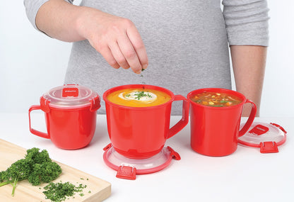 Cană pentru microunde cu mâner, 620 ml