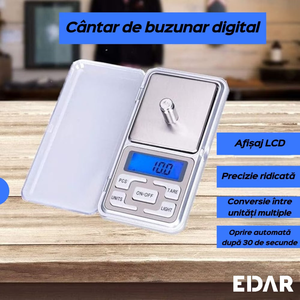 Cântar electronic pentru bijuterii, 500g